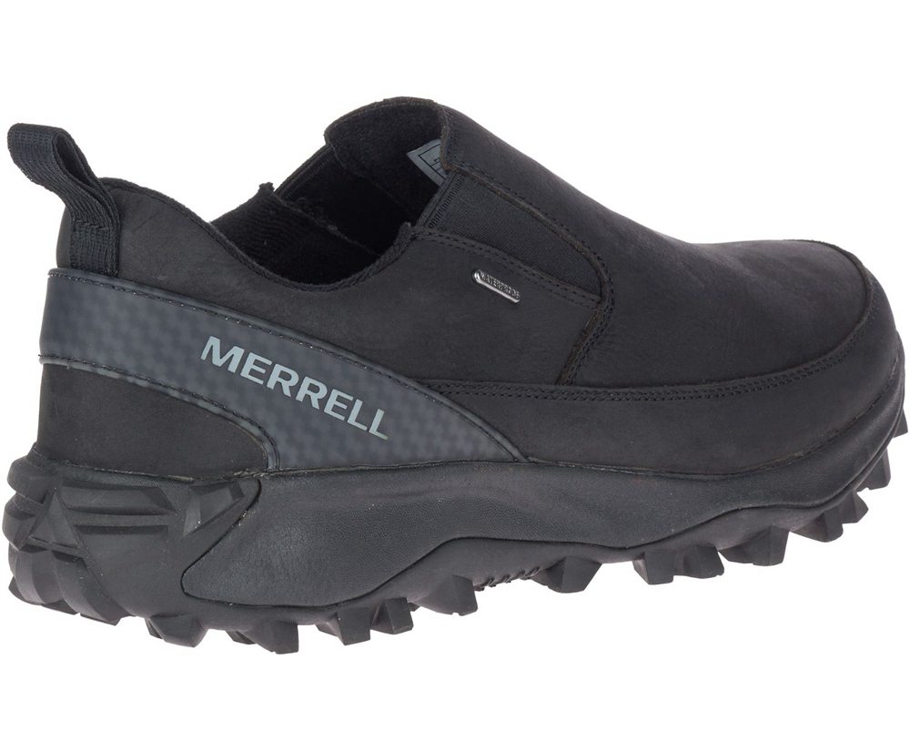 Merrell Slip Ons Black - Thermo Kiruna Moc Waterproof - Mens 86RCNGEBD